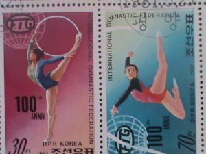​KOREA-1981-SC#2784a- CENTENARY OF INTL.GYMNASTIC FEDERATION-CTO-SHEET-VF