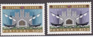 Portugal # 873-874, Sea Gates & Ships, Mint LH, Third Cat