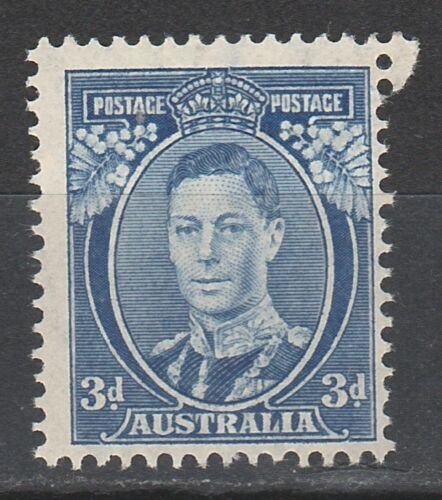 AUSTRALIA 1937 KGVI 3D MNH ** DIE II THIN PAPER  