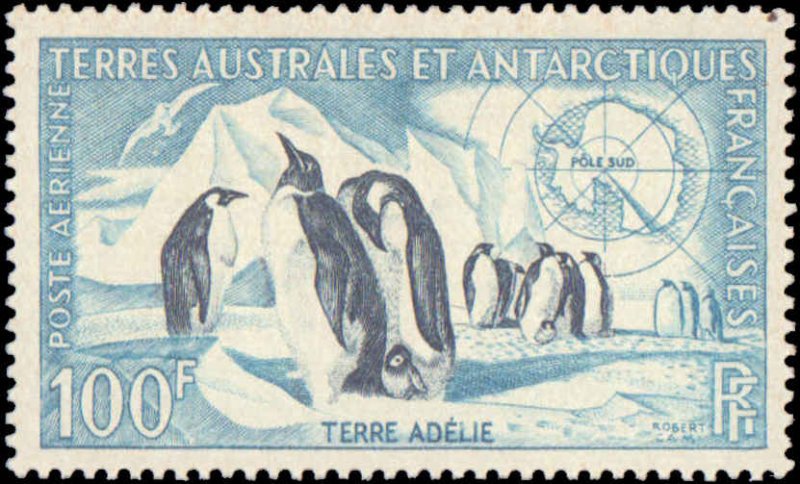 French Sourthern & Antarctic Terriotory #C1-C2, Complete Set(2), 1956, Hinged