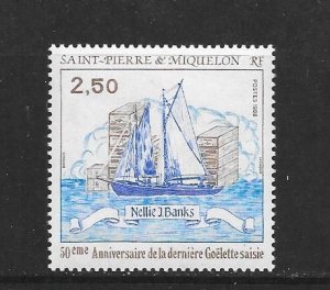 SHIP - ST PIERRE & MIQUELEON #511  NELLIE  MNH