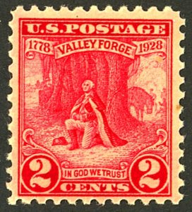 U.S. #645 MINT OG NH