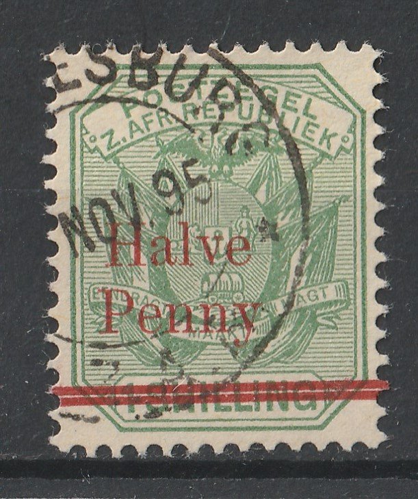 Transvaal 1895 Surcharge on Previous stamps (1/1) USED