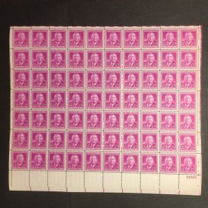 US, 965, STONE, FULL SHEET, MINT NH, 1940'S COLLECTION