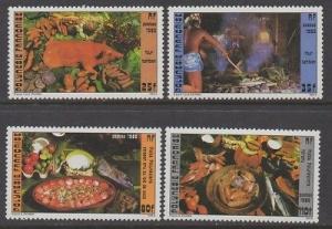 French Polynesia 1985-6 Local Foods VF MNH (422-23B)