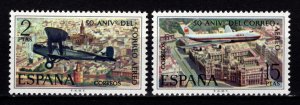 Spain 1971 50th Anniv. Spanish Airmail Services, Set [Mint]