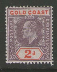 Gold Coast 1902 KEVII 2sh SG 40 MH