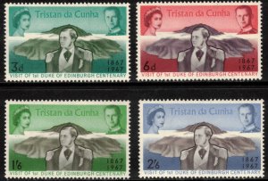 TRISTAN DA CUNHA 1969 Duke of Edinburgh Visit; Scott 109-12, SG 109-12; MNH