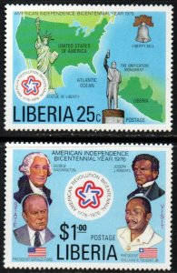 Liberia Sc #769-770 MNH