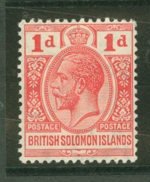Solomon Islands (British Solomon Islands) #20 Unused Single