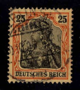 Germany Scott 88 used 1918 25p Germania