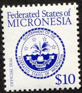 MICRONESIA 39 MNH XF NATIONAL SEAL