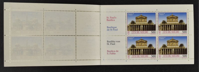 VATICAN CITY, BOOKLET 1993, MONUMENTS