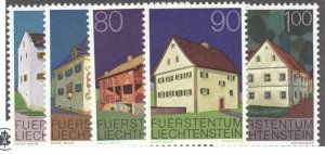 Liechtenstein, Sc #642-46, MNH