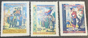 LAOS # 301-303--MINT NEVER/HINGED---COMPLETE SET---1978