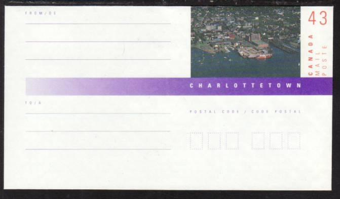 Canada Charlottetown Postal Envelope Unused 