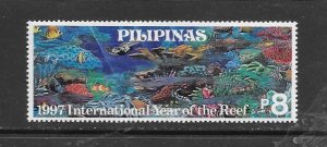 FISH - PHILIPPINES #2497 YEAR OF THE REEF MNH