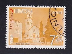 Croatia    #677   used  2008    St. Nicholas church  Cavtat