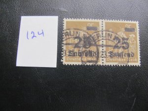 Germany  1923 USED  SIGNED BPP MI. 283 PAIR  XF 100 EUROS (124)