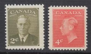 Canada - 1951  KGVI  stamp set - MNH  (8767)