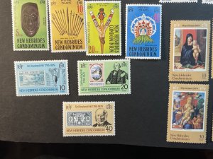 NEW HEBRIDES (BRITISH) # 259-279-MINT NEVER/HINGED--6 COMPLETE SETS--1978-80