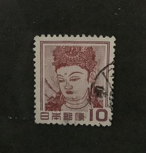 Japan 1953 - Scott 580 used - 10 y, Goddess Kannon