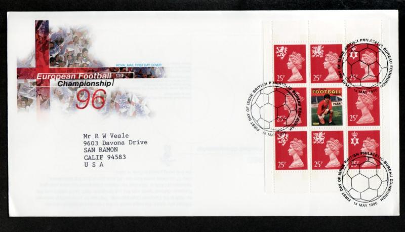 Great Britain Scotland 1996 FDC Booklet Pane!