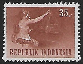 Indonesia # 637 - Telephone Operator - MNH       -{BRN23}