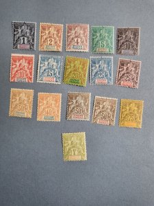 Stamps French Sudan Scott #3-19 h