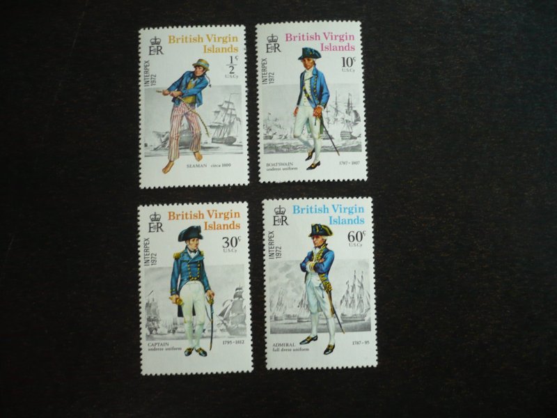 Stamps-British Virgin Islands-Scott#237-240-Mint Never Hinged Set of 4 Stamps