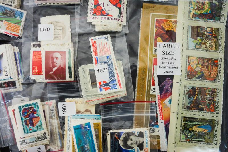 Russia 1960's to 1990's Stamp Hoard