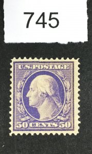 MOMEN: US STAMPS # 341 MINT OG H LOT #E 745