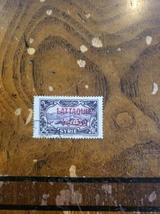 Stamps Latakia Scott #12 used