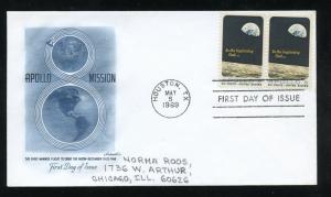 US 1371 Apollo 8 Issue ADDR ArtMaster FDC