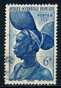 French West Africa #50 Single Used