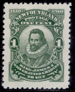 Canada - Newfoundland GV SG95, 1c Green, NH MINT. Catalogue £19.-