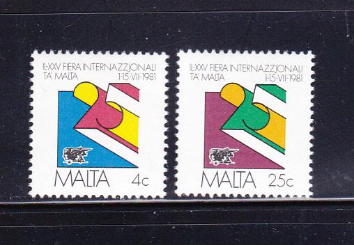 Malta 586-587 Set MNH International Fair of Malta (A)
