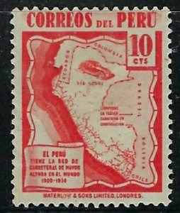 Peru 377 Used 1938 issue (ak4715)