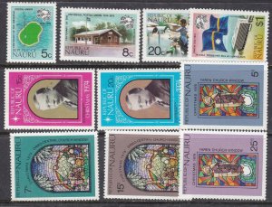 NAURU ^^^^^sc#114//133  mint hinged  sets $$@ ta1302nauru