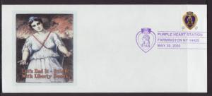 Purple Heart Station,Farmington,NY 2003 # 10 Cover