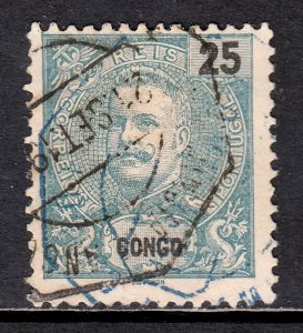 Portuguese Congo - Scott #19 - Used - Cnr. Crease at bottom - SCV $0.90