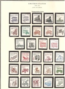 USA   Scott  Definitives     MNH