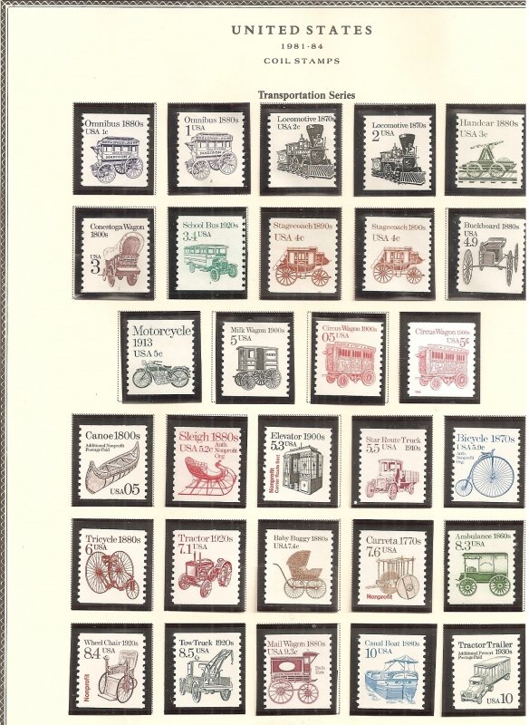 USA   Scott  Definitives     MNH
