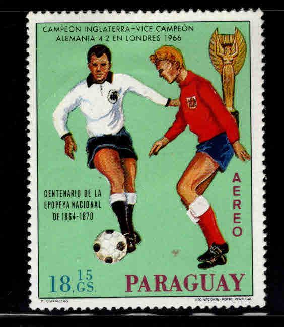 Paraguay Scott 1197 MH* Soccer stamp