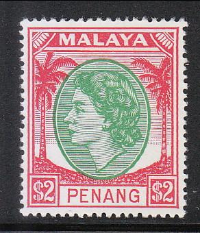 Malaya Penang 1954 Sc 43 $2 MLH