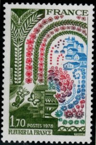 FRANCE Scott 1606 MNH** Beautification of France stamp 1978