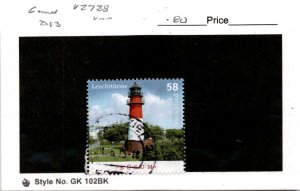 Germany, Postage Stamp, #2738 Used, 2013 Lighthouse (AB)