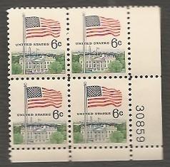 #1338 PB4 Flag and White House