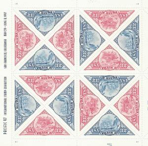 USA Scott # 3130-31   Pacific '97, Pane of 20  MNH