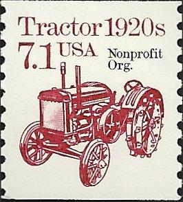 # 2127a MINT NEVER HINGED PRE-CANS. TRACTOR
